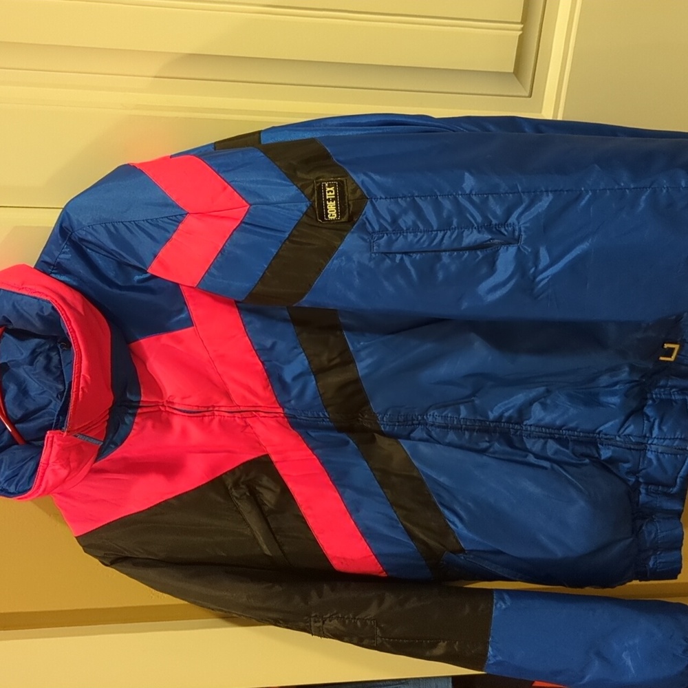 90s VTG Color block Gore-tex Ski Coat - Picture 2 of 9